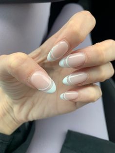 French Tips With Extra Line, White French Tip Nails Double Line, White Double Line French Nails, White French Tip Nails Two Lines, French Double Tip Nails, French Tips Variations, French Tip Nail Variations, Double French Manicure Tips