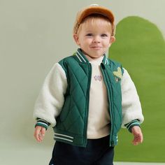 Baby Boy Coat, Adorable Cartoon, 3rd Baby, Kids Coats, Fashion Group, Patch Design, Baseball Jersey, Baby Grows, Baseball Jerseys