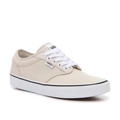 Vans-Atwood Sneaker - Women's Complement your casual looks with a classic! The Atwood sneakers from Vans features the signature waffle sole and timeless silhouette that the iconic brand is known for. Lace-up this simple pair and easily add it to your favorite everyday ensembles. Beige Vans, Vans Shoes, Womens Sneakers, Casual Looks, Lace Up, Style Inspiration, Sneakers, Lace, Women Shopping