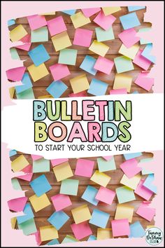 bulletin board with the words bulletin boards to start your school year