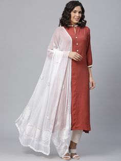 "Find more items of ADA:- https://www.etsy.com/in-en/shop/AdachikanStudio Fabric: Chiffon Length: 2.5 meter Color Option: Red, Black and White Embellishments: Muqaish/Mukaish and Gota Patti Thread: Cotton Touch and Feel: Soft and Comfortable Silhouette: This Chiffon Dupatta /Shawl/Stole/Wrap is the most comfortable and soft fabric texture. This pre-washed Dupatta showcases the elegance and charm of the Chikankari, pair it with any kurti and carry your own style; you end up looking quite classy a Semi-stitched Bohemian Kurta With Sheer Dupatta, Bohemian Georgette Kurta With Sheer Dupatta, Bohemian Kurta With Dupatta In Georgette, Bohemian Georgette Kurta With Dupatta, Bohemian Salwar Kameez With Sheer Dupatta, Bohemian Churidar With Dupatta For Festive Occasions, Bohemian White Sheer Dupatta, Chikankari Dupatta, Embroidery Apparel