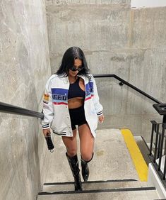 Concert Outfit Ideas 2023, Jacket Black Outfit, Drake Concert Outfit Ideas, Drake Concert Outfit, Rolling Loud Outfits, Outfit Drip, Concert Outfit Fall, Code Outfit, Outfit Ideas 2023