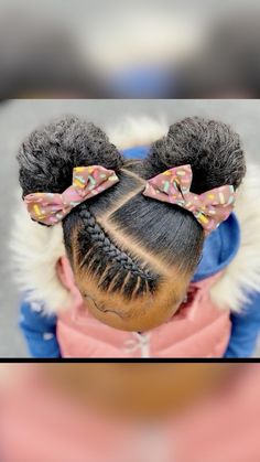 Easter Hair Styles For Black Kids, Natural Kid Hairstyles Black, Cute Hairstyles For Lil Kids, Black Girls Hairstyles Kids Natural, Little Kids Hairstyles Black Natural, Kid Girl Hairstyles Black, Black Toddler Hairstyles Girl Braids Natural Kids, Natural Hairstyles For Toddlers Black, Hair Styles For Kids Curly Hair