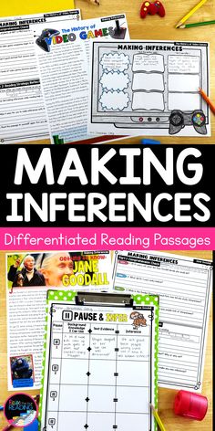 an interactive reading passage for making inferences