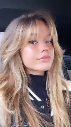 Fringe Bangs With Curtain Bangs, Long Hair Light Bangs, Long Hair With Layers And Side Bangs Face Framing Highlights, Light Bangs With Curtain Bangs, Long Hair Wispy Curtain Bangs, Soft Wispy Curtain Bangs, Light Fringe Bangs With Long Hair, Big Curtain Bangs, Bangs With Layers Long Hair