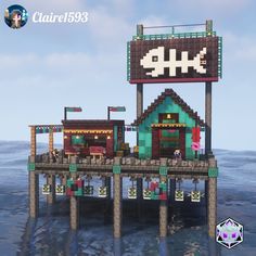 Minecraft Slums, Minecraft Harbor, Mc Banner, Minecraft Tree, Minecraft Building Guide, Steampunk City