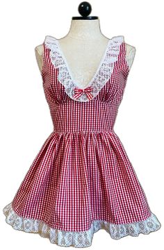 Most Beautiful Dresses, Different Dresses, Girl Next Door, Lovely Dresses, Daughter Love, Cotton Dresses, Gingham, Beautiful Dresses, Victorian Dress