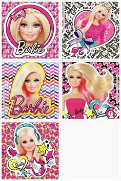 "✿ ITEM ✿  NO personalisation can be added, as they are licensed and pre-printed.  Barbie Stickers x 5  (You get 5 stickers, total, per order. If you require 10, for example, order 2 sets) Each sticker is 6cm x 6cm square You get one of each sticker pictured.  ✿ DIMENSIONS (Approximate) ✿  6cm = approx 2.5\" Please check your ITEM description above, and apply the following descriptions to your chosen item If you ordered STICKERS (Sheets) Sticker Sheet = 1 sticker, on a sticker sheet, at 6cm by 6 Barbie Stickers, Reward Charts, Reward Chart, Envelope Seals, Barbie Friends, Birthday Party Favors, For Your Party, Picture Display, Sticker Sheet