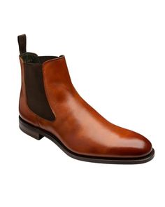 Loake Wareing Leather Chelsea Boot in Tan Brown. Crafted from a premium calfs leather, these boots feature a Goodyear welted sole for its optimum grip and long wearing qualities. These shoes are unique in the way they are finished, with colour added in layers over a natural base to create a deep rich and truly individual patina. A 'F' fitting meaning it is an average width last with a round toe shape and runs true to size. Use the Loake Luxury Beeswax or Natural Shoe Cream to keep your shoes in Cream Shoes, Tan Boots, Naturalizer Shoes, Leather Chelsea Boots, Goodyear Welt, Chelsea Boot, Natural Leather, Tan Brown, Calf Leather