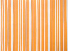 an orange and white striped fabric