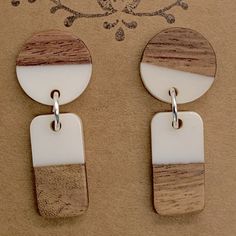 Gorgeous Handmade Wood And Resin Dangle Earrings! New With Tags & Gift Box!!! Hand Crafted From High Quality Materials And Hypoallergenic 925 Silver. These Adorable Earrings Are Lovingly Handmade By Me And My Small Design Label “Moon And Vine Design” In The Pacific Northwest Using High Quality Materials Sourced Locally Or Found During Travels. Lightweight To Wear And Easy To Match With Your Favorite Outfit! Dress These Earrings Up For A Party .Or Just Wear Them To The Office With Your Favorite O Vine Design, Wood Earrings, Handmade Wood, Small Designs, Cute Earrings, Handcrafted Jewelry, Jewelry Crafts, 925 Silver, Gift Tags