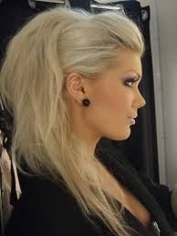 This hair style would be awesome, if softened a bit and curly in the back. Cute! Concert Vibes, Rocker Girl, Faux Hawk, Taylor Swift Concert, Gwen Stefani, Love Hair