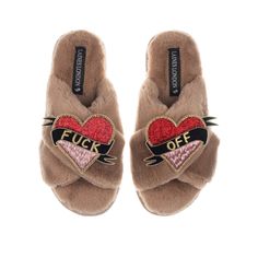 Our faux fur cross strap classic slippers offer the ultimate comfort & style.  Each pair is embellished with a beautiful handmade brooch - our brooches are designed in house in the Uk and bought to life by our skilled artisan team. The brooches can be removed and worn on other items such as clothing.   Our slippers feature non slip Eva soles that offer flexibility & comfort. Ideal for indoor & minimal outdoor use. Wipe Clean Only Classic Slippers, Womenswear Fashion, Pearl Jewellery Earrings, Brooches Handmade, Fine Jewelry Gift, Comfort Style, Fashion Jewellery, Independent Designers Fashion, Gifts For New Moms