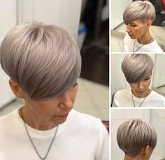 Feminine Short Hair, Short Bob Hair, Chic Short Hair, Beautiful Haircuts, Short Sassy Hair, Hairstyles For, Short Hair Undercut, Super Short Hair, Edgy Short Hair