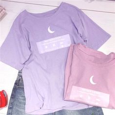 Material+-++Polyester+|+Colour+-++Purple,+Pink++|+Size+S,+M,+L,+XL,+XXL|+FREE+SHIPPING+ON+WORLDWIDE!+ Look Grunge, Aria Montgomery, Pastel Fashion, Aesthetic T Shirts, Grunge Look, Zooey Deschanel, 90s Grunge, Soft Grunge, Grunge Style