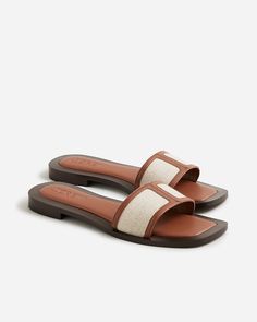 Shop  for the Callie sandals in canvas for women. Find the best selection of women womens-categories-shoes-sandals available in-stores and on line. White Jeans Summer, Neutral Sandals, Capsule Wardrobe Women, Oversized Button Down Shirt, Jeans Outfit Summer, Summer Wardrobe Essentials, Over 60 Fashion, Jcrew Collection, Summer Work Outfits