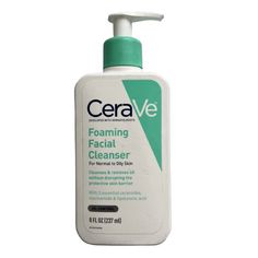 CeraVe Foaming Facial Cleanser ~ Oil Control ~ Normal to Oily Skin ~ 8 oz box#38 Foaming Facial Cleanser, Skin Care Cleanser, Skin Cleanse, Clogged Pores, Oil Control, Cleanser And Toner, Deep Cleansing, Oil Control Products, Propylene Glycol