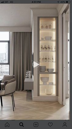 an image of a dining room with glass doors