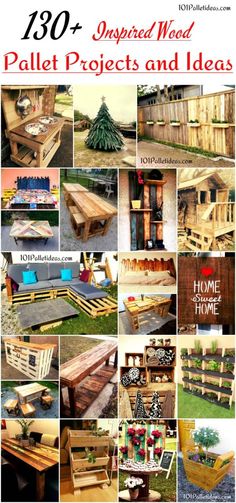 an advertisement for pallet projects and ideas