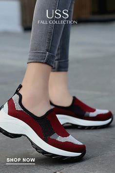 Buy Now Miles Sneakers Collection!! #ultrasellershoes #thesellershoes #ultraseller #flatshoes #casualshoes #fall #autumn #MyUSS Low-top Slip-on Sneakers With Arch Support, Comfortable Slip-on Running Shoes For Light Sports, Comfortable Sports Slip-ons With Arch Support, Low-top Slip-on Sneakers With Breathable Fabric, Sporty Slip-on Sneakers With Flat Heel For Sports, Sporty Slip-on Sneakers With Flat Heel, Breathable Slip-on Sneakers With Round Toe, Red Slip-on Sneakers For Sports With Round Toe, Sporty Breathable Slip-on Sneakers For Light Sports