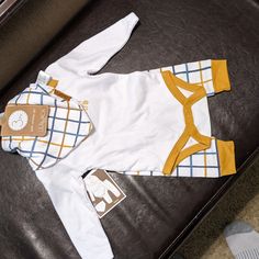 Brand New Baby Boy Outfit. Sooo Cute With Pants And Shirt And Bib