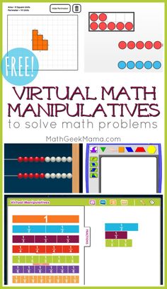 the free printable virtual math worksheet for kids