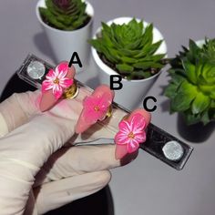 Handmade 3D Gel Flowers Made from Solid Gel Nails Inspiration 3d Flowers, Builder Gel Flower Nails, 3d Gel Flower Nails, Flower 3d Nails, 3d Nail Designs Flowers, Gel Flower Nails, Gel 3d Nail Art, Nails 3d Flowers, Nails With 3d Flowers