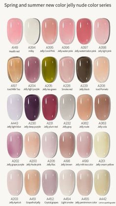 Jelly Gel Nail Polish, Gel French Manicure, Pink Gel, Blush Nails, Gel Art, Jelly Nails