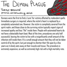 the demon plague poem is written in black and red