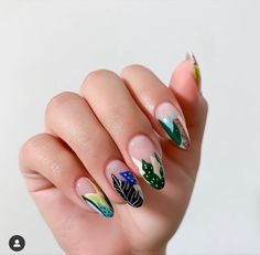 Summer And Fall Nails, Retro Nails, Abstract Nail Art, Modern Nails, Not Ready, Classy Nails, Floral Nails, Nail Art Inspiration, Dope Nails