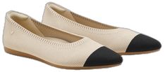 Beige Cushioned Flats, Beige Ballet Flats With Flat Heel, Comfortable Cream Slip-on Flats, Cream Slip-on Flats With Removable Insole, Comfortable Beige Flats With Textured Sole, Beige Flats With Removable Insole, Lightweight Flats With Ortholite Insole, Beige Closed Toe Flats With Arch Support, Cream Flats With Removable Insole