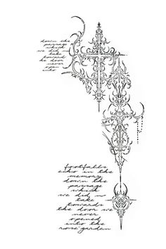 a drawing of a chandelier hanging from the ceiling with words written below it