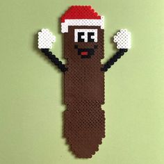 Southpark Christmas, Mr Hankey, Perler Bead Designs, Hama Art, December Crafts, Easy Perler Beads Ideas, Art Perle, Perler Art, Hama Beads Design