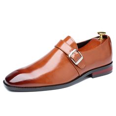 Casual Oxford Shoes, Buckle Loafers, Leather Formal Shoes, Slip On Dress Shoes, Brown Leather Shoes, Casual Dress Shoes, Oxford Dress Shoes, Wedding Dress Shoes, Business Shoes