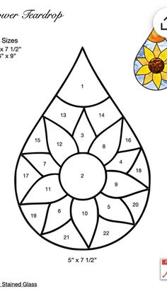 an image of a coloring page with the numbers 1 to 10 on it and a flower in