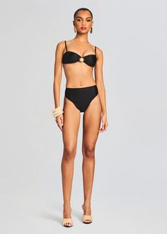 Elevate your poolside glamour with Shani Shemer’s Alba Bottom—a swimwear essential that combines comfort and allure. Featuring a high waist design, this bikini bottom offers both a flattering fit and sophistication, making it an ideal choice for your beach wardrobe. Shown here in Black. 80% Lycra, 20% Elastane Made in Poolside Glamour, Beach Wardrobe, Seductive Style, Australia Clothes, Ronny Kobo, Swimwear Trends, Frankies Bikinis, Female Figure, Swimwear Sale