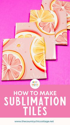 Today I'm showing you ways to create custom sublimation tiles perfectly. Keep reading to see which ones work and which ones don't! #sublimation #sublimationblank #sublimationtiles #customtiles