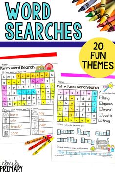 the word search is an easy way to help students learn how to use words in their homeschool