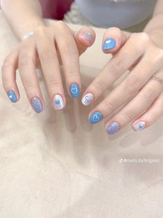 Korean Nail Art Short Nails, Brown Nails Design, Minimal Nails Art, Hippie Nails, Vintage Nails, Subtle Nails, Beauty Nails Design, Basic Nails