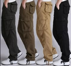 Pants Gift, Military Pants, Girl Sleeves, Khaki Pants Men, Street Style Outfits Men