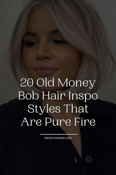 Trend Alert!!! old money bob cut is a huge hit. A timeless cut that is making a comeback in a more modern style. Perfect for every shade, from icy blondes to deep brunettes. Whether you’re after a sharp, short or a longer, laid-back look, the old money bob is your go-to hairstyle. But it’s even more than that. It’s an instant upgrade to looking like you own a yacht (even if you don’t). Get ready to slay with sophistication.