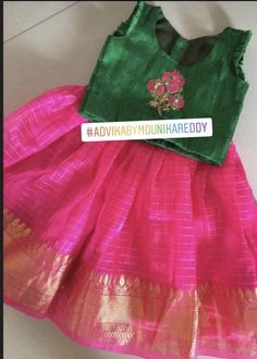 Bharathanatyam Costumes, Baby Fashion Girl