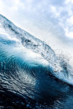 an ocean wave is breaking and it looks like something out of the water that's crashing