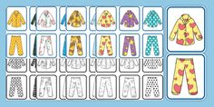 the sewing pattern for pajamas and pants is shown in several different styles, including one with hearts