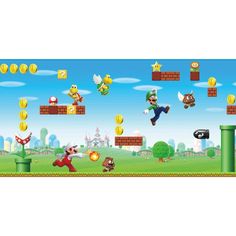 an image of mario and luigi running on the nintendo wii