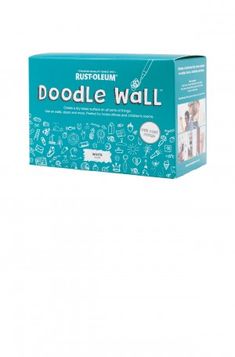 a box of doodle wall on a white background