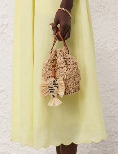 The Fish Bag Charm in Natural from our Summer Swim 2024 Collection. A keychain featuring a raffia fish charm and gold plated hardware. Designer Bags 2024, Bag Accessories Keychain, Swim 2024, Fish Bag, Orion's Belt, Shell Purse, Rag Dolls Handmade, Fish In A Bag, Rattan Bag