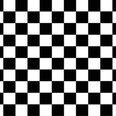 a black and white checkerboard pattern is shown