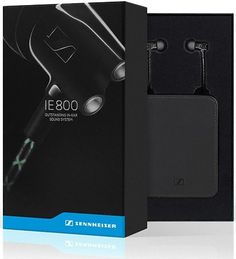 the packaging for an in - ear headphones is shown