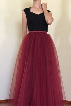 Tulle Maxi skirtBurgundy Full Length SkirtFloor lengthExtra Long Tulle Skirt, Maxi Rock, Tulle Skirts Outfit, Tulle Long Skirt, Full Length Skirt, Tulle Maxi Skirt, Sneakers Fashion Outfits, Full Length Skirts, Floor Length Skirt